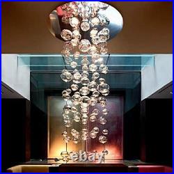 Modern Bubble Glass Ceiling Lighting LED Pendant Lamp Light Chandelier 120 cm