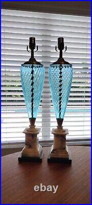 Murano Art Glass Lamps 1940s-50s