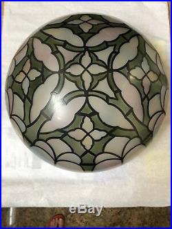 Mushroom Geometric Shade Arts Crafts Mission Desk Lamp 10 Fitter Globe Dome
