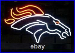 New Denver Broncos Neon Light Sign 17x14 Beer Cave Gift Lamp Bar Glass Artwork