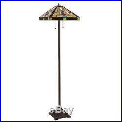 New Tiffany Style Stained Glass Floor Lamp Classic Vintage Arts Home Floor Light