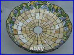 Nice Bradley and Hubbard Leaded Slag Glass Art Nouveau Table Lamp Handel Era