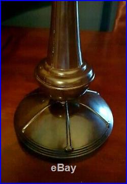 ORIGINAL 1930s ART DECO LAMP TABLE/DESK BAKELITE STEM MILK GLASS SHADE RARE
