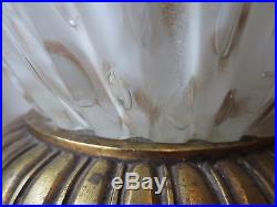 PAIR MID CENTURY MODERN ITALIAN MURANO ART GLASS LAMPS BAROVIER BARBINI EAMES