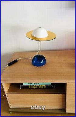 Rare Fontana Arte # 2701 Plutone Glass Table Lamp, Daniela Puppa Design 1981