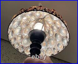 Stunning Leaded Sea Shell Table Lamp Art Nouveau Style Table Lamp 17.5h x 10w
