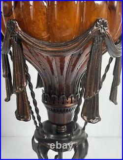 Theodore Alexander Hot Air Balloon Lamp Maitland-Smith Style Cased Glass