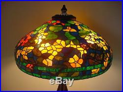 Tiffany Reproduction Stained Art Glass Lamp Shade22 Inchnasturtiumshade Only