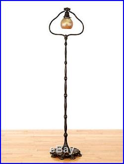 Tiffany Studios LCT Bronze Floor Lamp #425 with Favrile Shade No Reserve