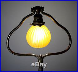 Tiffany Studios LCT Bronze Floor Lamp #425 with Favrile Shade No Reserve