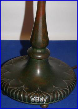 Tiffany Studios LCT Favrile Boudoir LAMP Signed Base and Shade