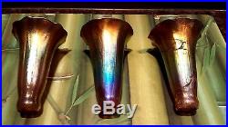 Tiffany Studios LCT ORIGINAl Bronze Lily Lamp with original shades No Reserve