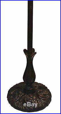 Tiffany Style Floor Lamp Art Deco Stained Glass Light Industrial Style Lighting
