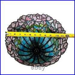 Tiffany Style Lamp Shade Mediterranean Bedside Stained Glass Lampshade Table