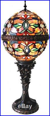 Tiffany Style Stained Glass Table Lamp Desk Art Deco Mission Boho NEW Victorian