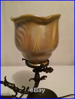Tiffany and company arts crafts mission antique vintage favrile art glass studio