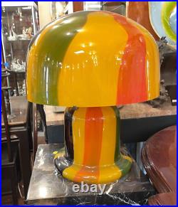 Unique Colorful Art Deco Glass Table Lamp