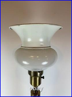 Vintage Art Deco Design Brass Table Lamp MSLC Mutual Sunset