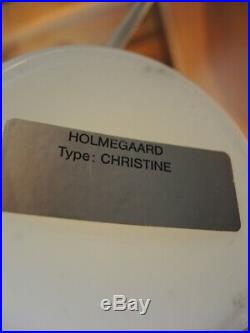 Vintage Danish Holmegaard Art Glass Bookshelf Lamp Christine Sidse Werner 1982