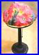Vintage Large Puffy Pairpoint Reverse Painted Poppy Lamp #EB64