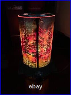 Vintage Motion Lamp SCENE-IN-ACTION CHICAGO USA Forest Fire 1930'S Works Antique