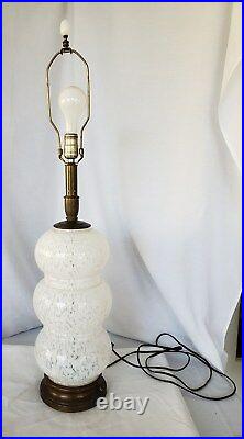Vintage Murano Italian glass table lamp