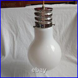 Vintage Pop Art Oversized Lightbulb Shaped Hanging Lamp