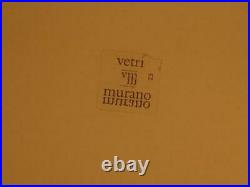 Vintage RARE1970's MONUMENTAL COBRA LAMP by VERTI ITALIAN MURANO ART GLASS