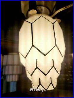 Vintage art deco glass lamp shade