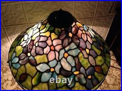 Whaley school leaded glass lamp Handel Tiffany duffner arts crafts era slag