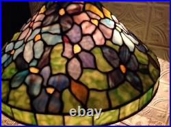 Whaley school leaded glass lamp Handel Tiffany duffner arts crafts era slag