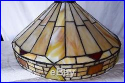 Wilkinson Arts & Crafts Prairie School Leaded Glass Lamp Handel Duffner Era