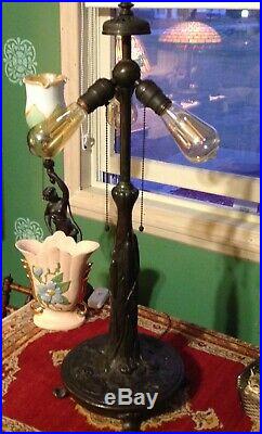 Wilkinson best leaded glass lamp Handel Tiffany arts crafts slag Duffner era
